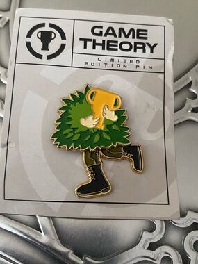 Theory Green Bush Mascot Enamel Pin